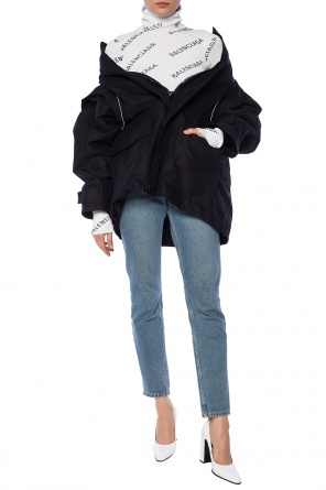 Ribbed turtleneck sweater with logo, zdjęcie 2 Ribbed turtleneck sweater with logo od Balenciaga